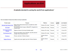 Tablet Screenshot of evilapp.com